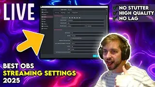 Best OBS Streaming Settings 2024/2025 1080P 60FPS + NO LAG (OBS Newest Update)