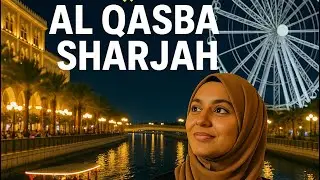 • “Al Qasba Sharjah Vlog | Beautiful Night Walk, Canal Ride & Food ExperienceBeautiful Place