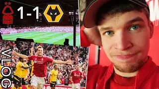 WOOD SCORES AGAIN IN CLOSE DRAW | Nottingham Forest 1-1 Wolves VLOG