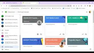 Delete a Class Drive Folder (Google Classroom)