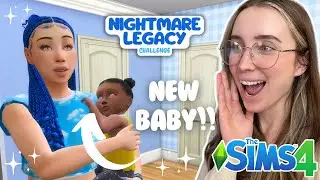 BIRTH AND KITCHEN FIRES!! Nightmare Legacy Challenge 💙 Willow - Part 14