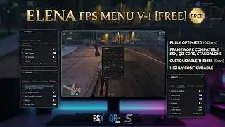 Elena Scripts FREE FPS MENU QB / ESX