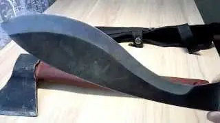 Machete (kukri) Viking Nordway, 420 steel - forging ...