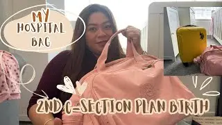 My Hospital Bag in my 2nd C - section Plan Birth  #csectionmom #babygirl #hospitalbagessentials