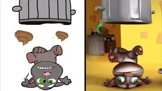 Laugh with My Talking Tom 2 Funny Drawing Meme -Try not To laugh 😂