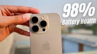 iPhone 15 Pro Battery Health after 4 Months 18 Days | Hindi