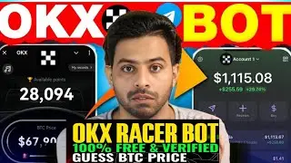 Okx Racer Telegram Bot | Connect OKX With OKX Racer | Telegram bot earn money