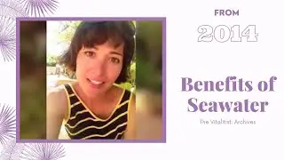 Benefits of Seawater
