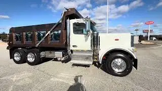Custom ordered 2026 Peterbilt 589 tandem Dump truck. 