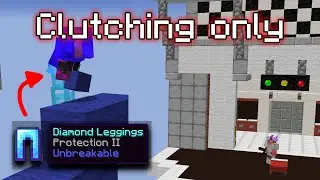 clutching only challenge (hypixel bedwars)