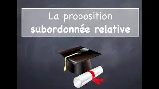 La subordonnée relative