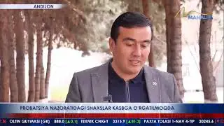 Probatsiya nazoratidagi shaxslar kasbga o'qitilmoqda.