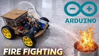 How to make a fire fighting robot using arduino | RRX Tech |