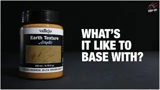 VALLEJO EARTH TEXTURE - What's It Like To Base With? Let's Find Out! With Examples & Mixing