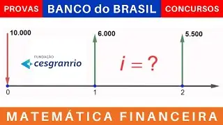 MATEMÁTICA FINANCEIRA 💰 Conceitos Gerais - o conceito do valor do dinheiro no tempo BANCO do BRASIL