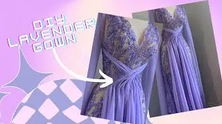 How I created this Lavender Haze dress! 90second Shorts 