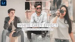 Lightroom white Gray preset || how edit white grey lightroom tutorial