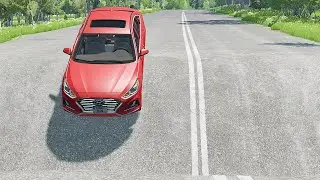 Mobil vs Potholes #8 - BeamNG Drive