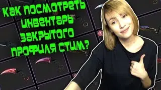 Как посмотреть инвентарь закрытого профиля Steam?