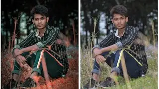 Moody Red and Light Blue colour editing in lightroom by shan editing 👌👌