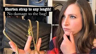 *HOW TO* Shorten the Strap on Your YSL Small Chain Wallet to ANY Length