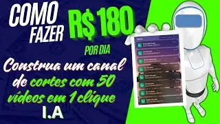 FAÇA 50 CORTES COM UM CLIQUE E FAÇA RENDA DE R$180
