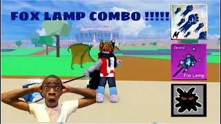 FOX LAMP+DARK+GOD HUMAN COMBO!!!🔥😱🔥 | Blox Fruit |