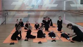 Par terre - занятие на коврике. Releve lent на 90 градусов вперед? grand battement jete` вперед
