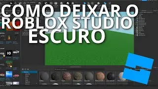 COMO DEIXAR ROBLOX STUDIO ESCURO !!