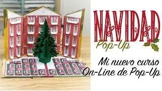 Navidad Pop-Up. MI nuevo curso on-line de Pop Up y Cartonaje