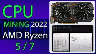 CPU Mining 2022 AMD Ryzen 5 3600 / AMD Ryzen 7 3800X  Performance Review with Nicehash