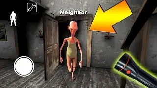 NEW EVIL NEIGHBOR WALKS FOR ME ALL OVER THE HOUSE AND CATCHES ME - Angry Neighbor