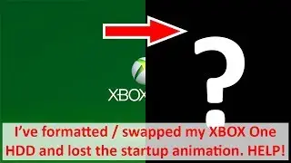 XBOX One Missing Boot Animation - blank screen then into dashboard fix