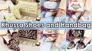 Khussa Shoes and Matching Handbag Stylish Design for Eid Collection 2024
