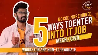 How to get an IT job without coding? - Mechanical, Civil, ECE, EEE graduates can use these methods