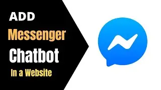 Add Messenger ChatBot To your Website Step by Step || Code Ground
