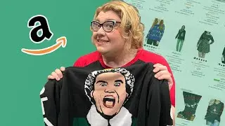 AMAZON Plus-Size CHRISTMAS tops!  🎄🎅🎄  One Christmas Fail | My first Christmas video!!