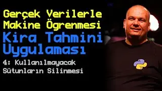 4. Bölüm: Kullanılmayacak Sütunların Silinmesi | Gerçek Verilerle Makine Öğrenmesi
