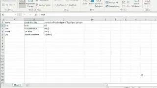 Random Tutorial: How to freeze the first column and top row in excel