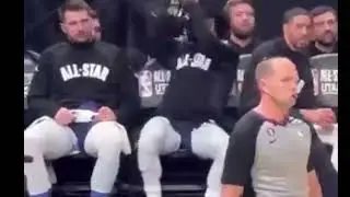 Luka Doncic got Kyrie Irving with the oldest trick in the book 😂 #NBA #NBAALLSTAR