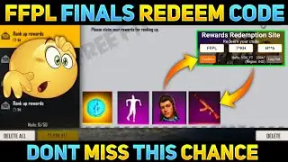 Free Fire New Redeem Code || FFPL Blue Token Redeem Code || Free Fire Today Redeem Code