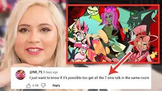 Hazbin Hotel Vivziepop Answers Fan's Most Asked Questions! (Vivienne Medrano, Helluva Boss)