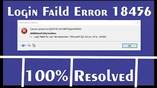 Microsoft SQL Server Error 18456 Login Failed in Urdu/Hindi
