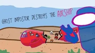 Among us but the ghost impostor uses mind control and destroys AIRSHIP