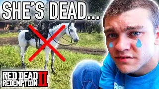 MY FAVORITE HORSE DIED! Red Dead Redemption 2 Ep.23 - Kendall Gray