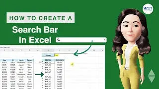 How to Create a Search Bar in Excel in Seconds