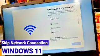 how to skip network connection during windows 11 installation || skip WINDOWS 11 network connection