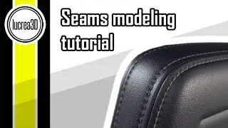 Seams modeling in blender tutorial