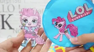 Бумажные сюрпризы / LOL SURPRISE: Поняшный  DIY 2D лол май литл пони