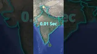 Through India at the speed of light!🇮🇳💡#shorts #india #speedoflight
